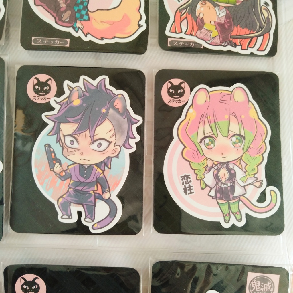 『新作』猗窩座 童磨【鬼滅の刃】同人ステッカー 富岡 炭治郎 煉獄 甘露寺 玄弥