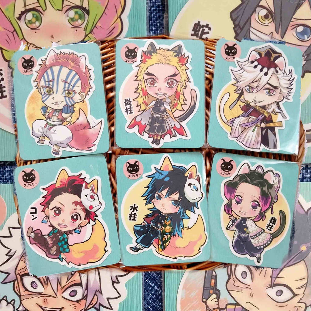 【鬼滅の刃】同人 ステッカー 全20種セット