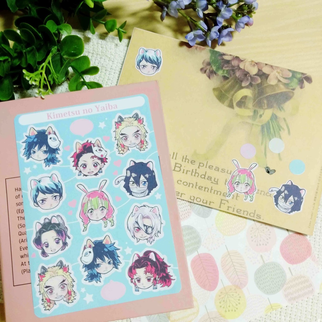 【鬼滅の刃】青(柱他)&ピンク(かまぼこ隊他)の2種セット ※青単品有