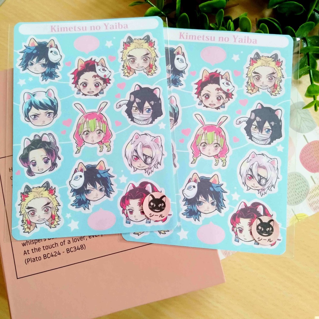 【鬼滅の刃】青(柱他)&ピンク(かまぼこ隊他)の2種セット ※青単品有