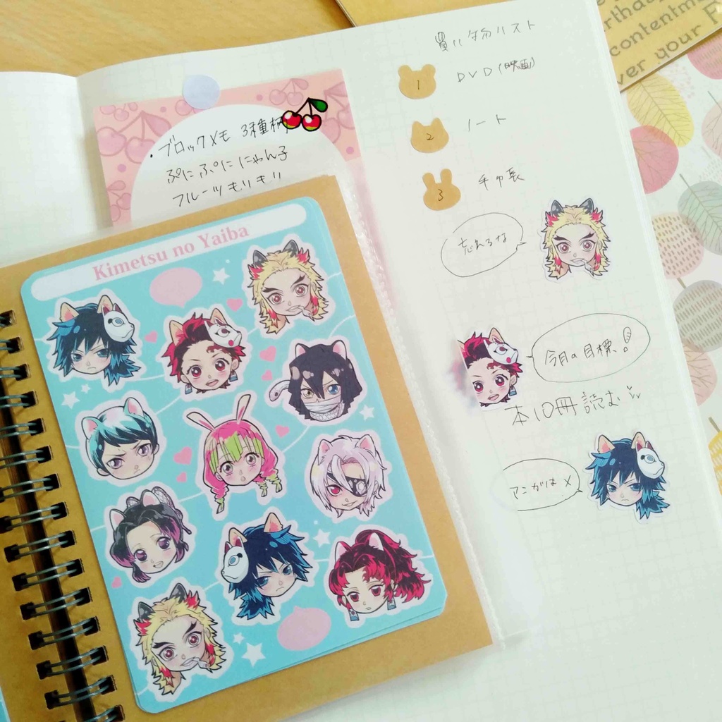 【鬼滅の刃】青(柱他)&ピンク(かまぼこ隊他)の2種セット ※青単品有