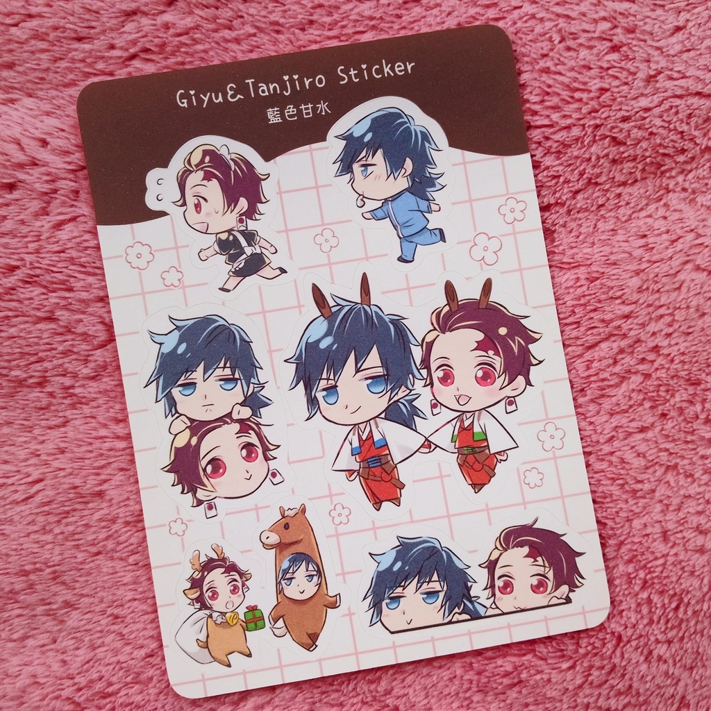 ２/８新作　富岡義勇＆炭治郎シートシール