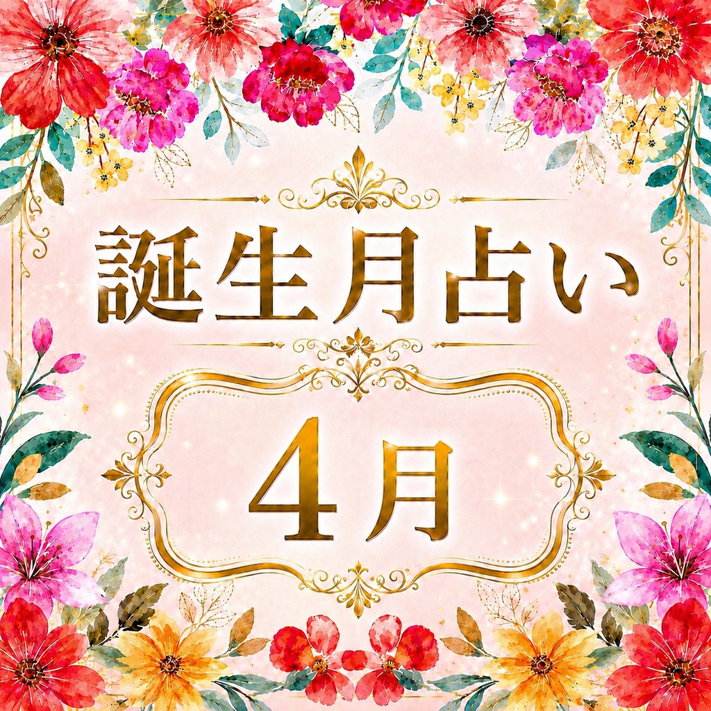 【4月】誕生月占い