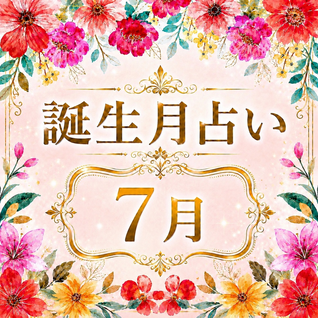 【7月】誕生月占い