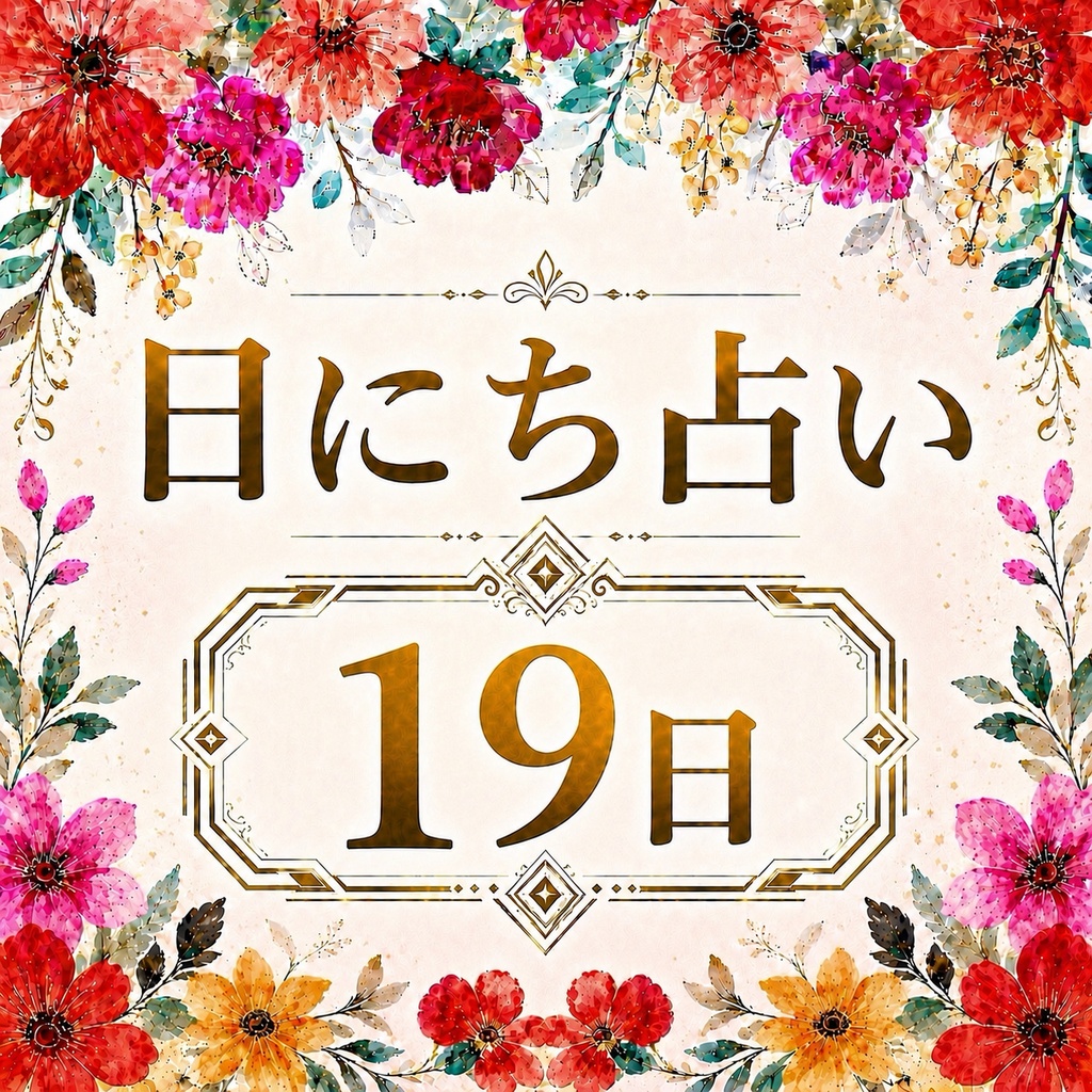 【19日生まれ】日にち占い
