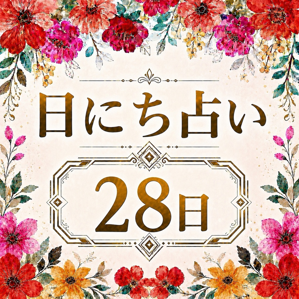 【28日生まれ】日にち占い