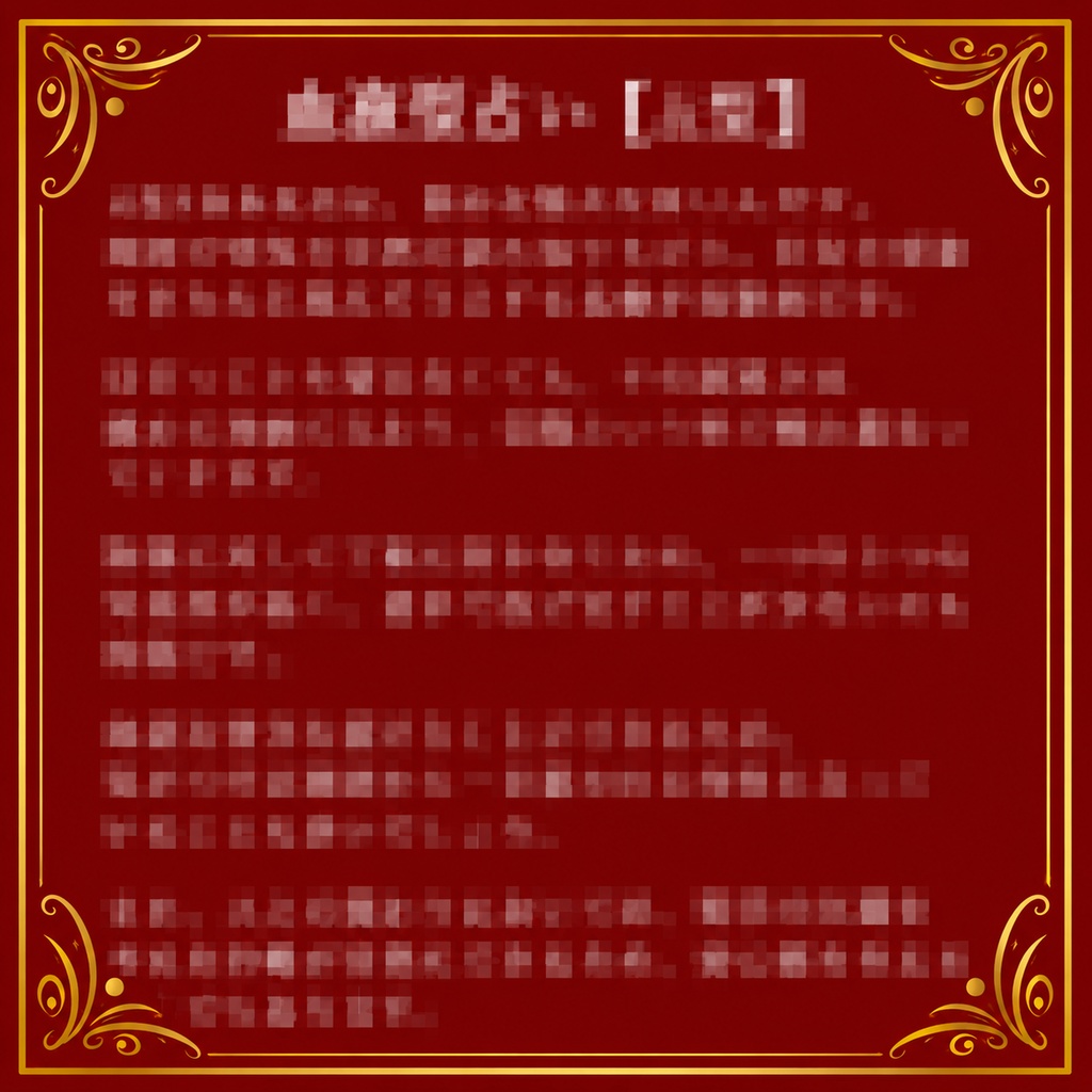 【全血液型版】血液型占い