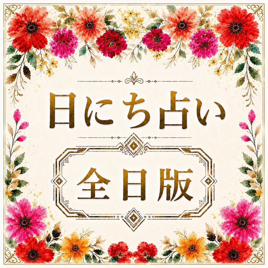 【全日版】日にち占い