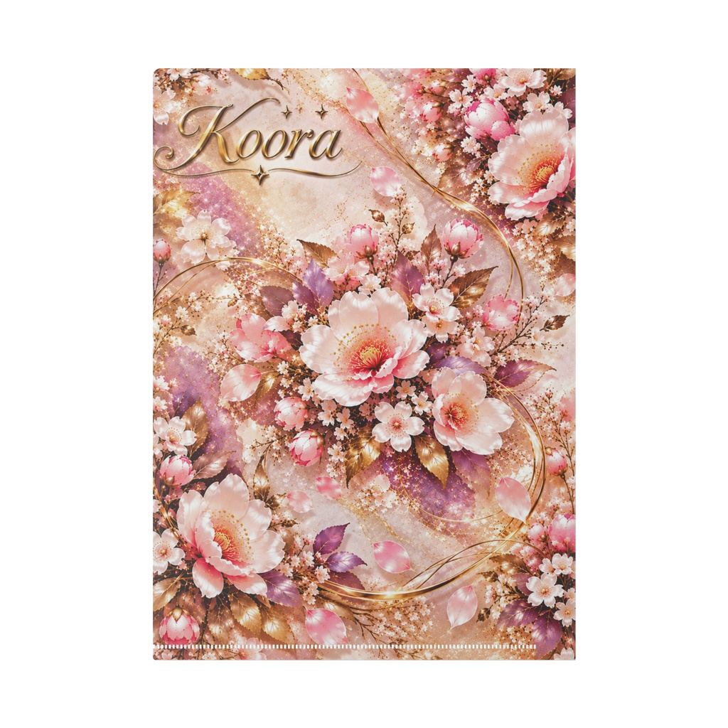 Koora 開運Blossom クリアファイル(A4) Koora Lucky Blossom Clear File (A4)