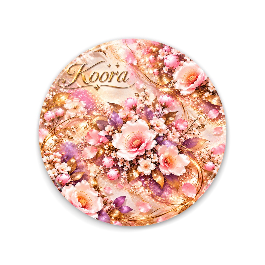 Koora 開運Blossom ミラー(大小2サイズ)Koora Lucky Blossom Mirror (2 Sizes: Large & Small)