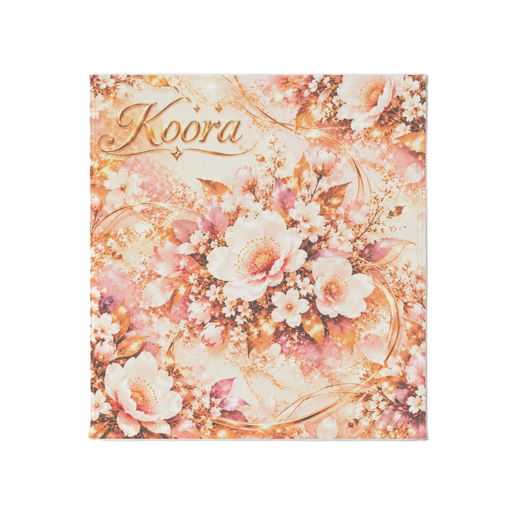 Koora 開運Blossom タオル（大小2サイズ） Koora Lucky Blossom Towels (2 Sizes: Large & Small)
