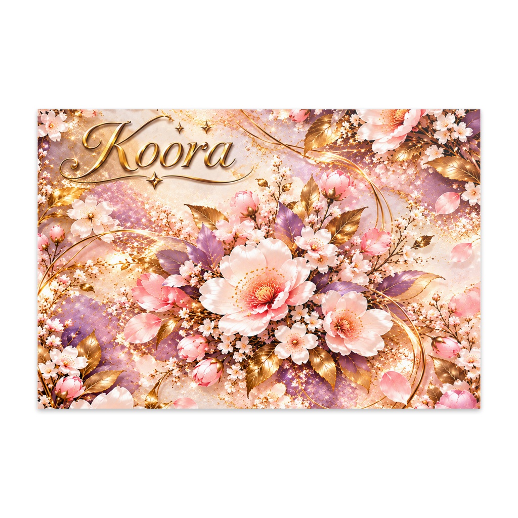 Koora 開運Blossom ポストカード(10枚セット) Koora Lucky Blossom Postcards (Set of 10)
