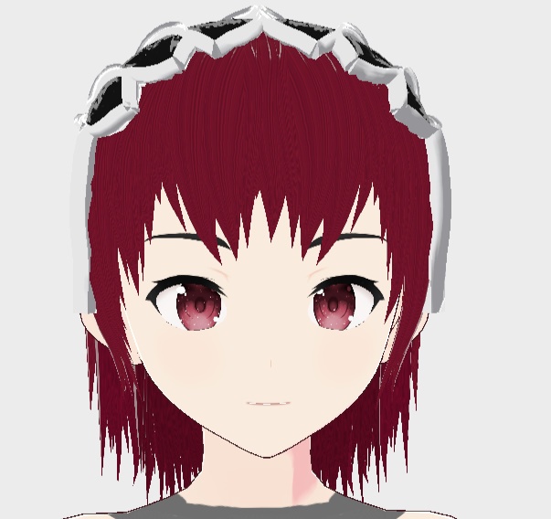 Short Red Hair w/ accessory