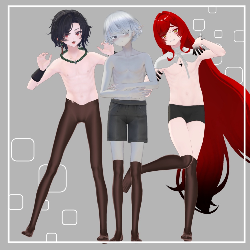 墨惺・Menno・オリオン・Alue用 +BlendShapeKey