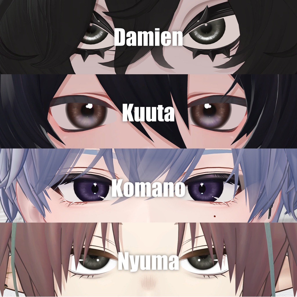 【15Avatars】Eye Texture No9 -Halo-