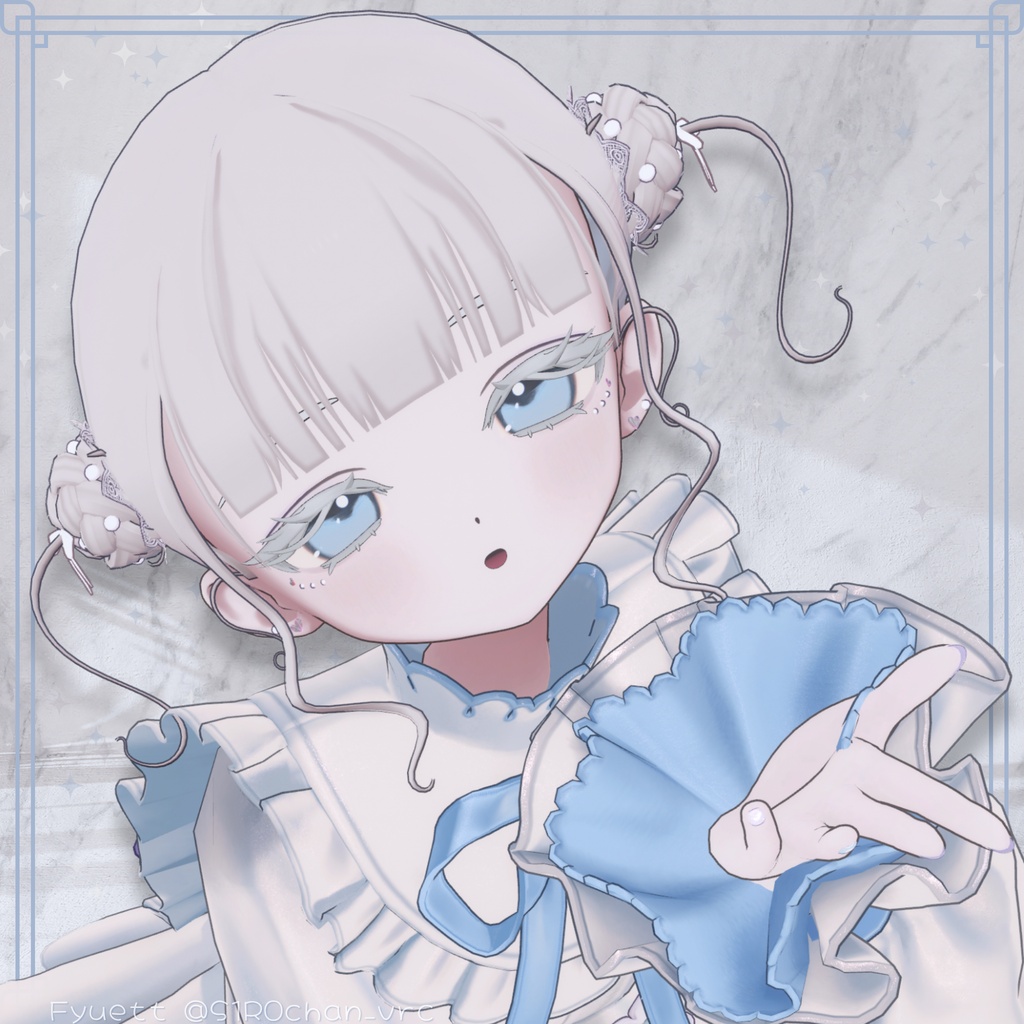 【複数アバター対応】GirlyJellyfishHair
