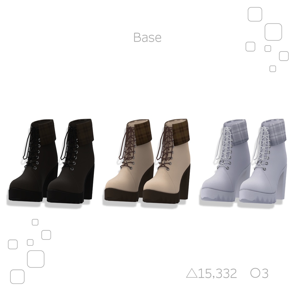 【期間限定無料】Noir Tartan Boots【My HAPPY BIRTHDAY 2026】
