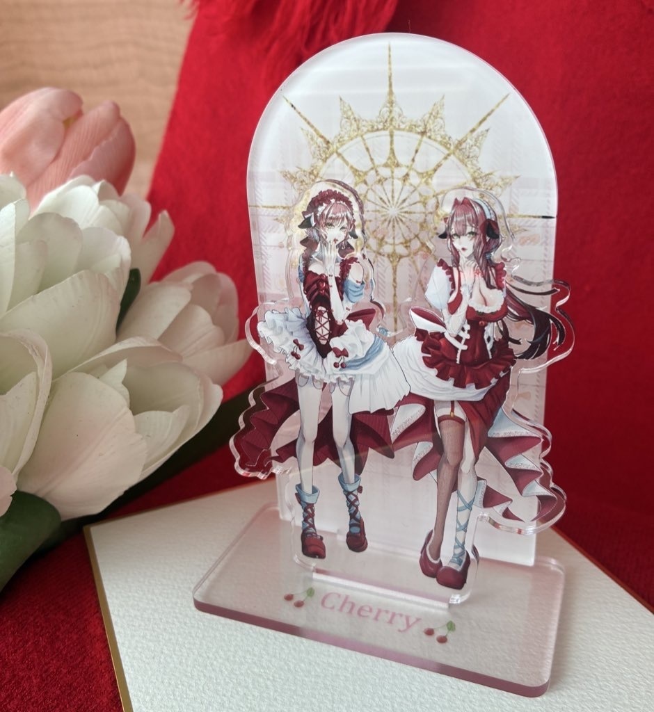 〖フレーム付アクリルスタンド〗🍒・🍏