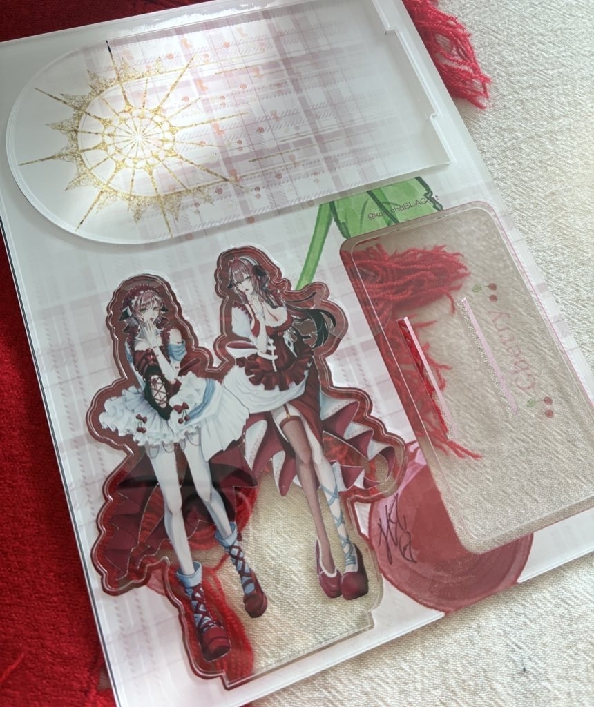 〖フレーム付アクリルスタンド〗🍒・🍏