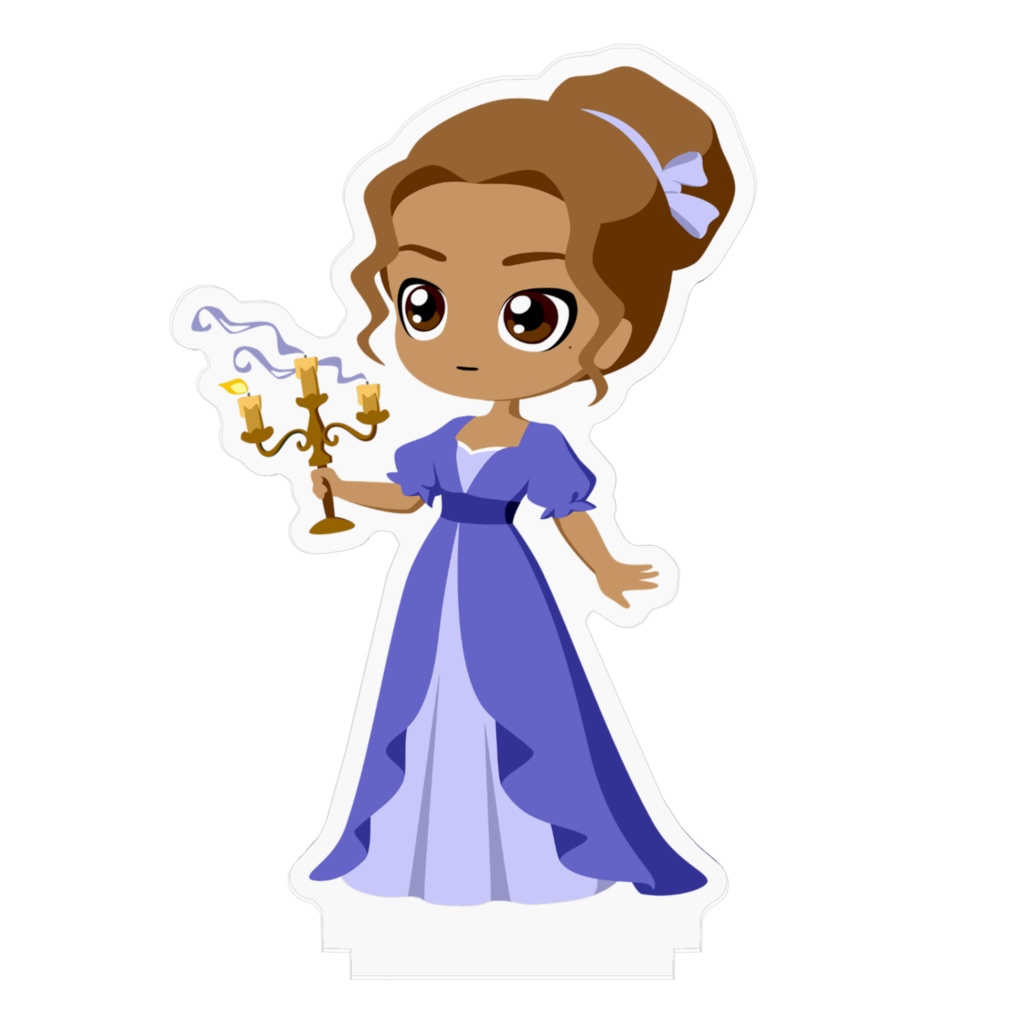 アクリルフィギュア 100x100mm(キャンドル)