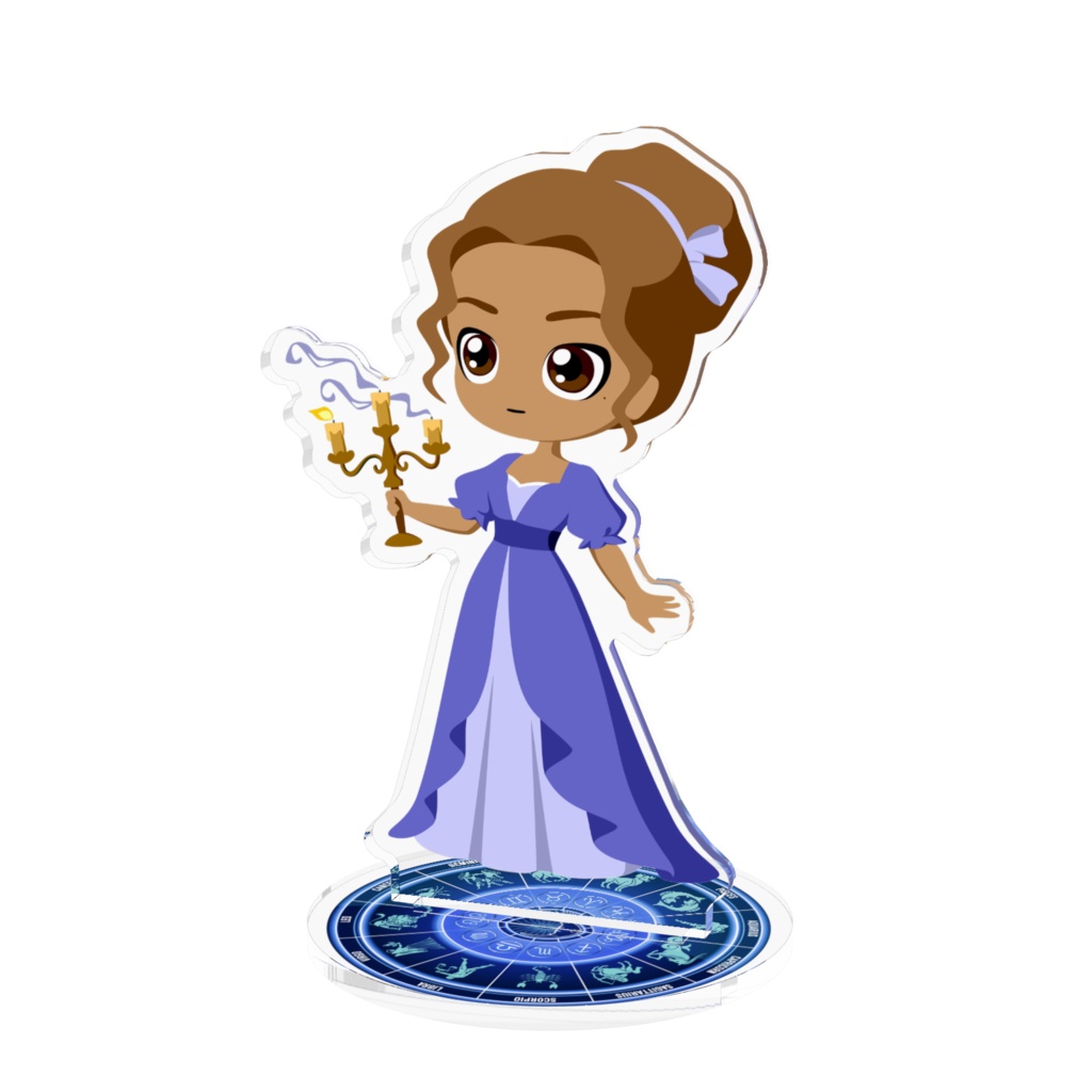 アクリルフィギュア　100x100mm（キャンドル）