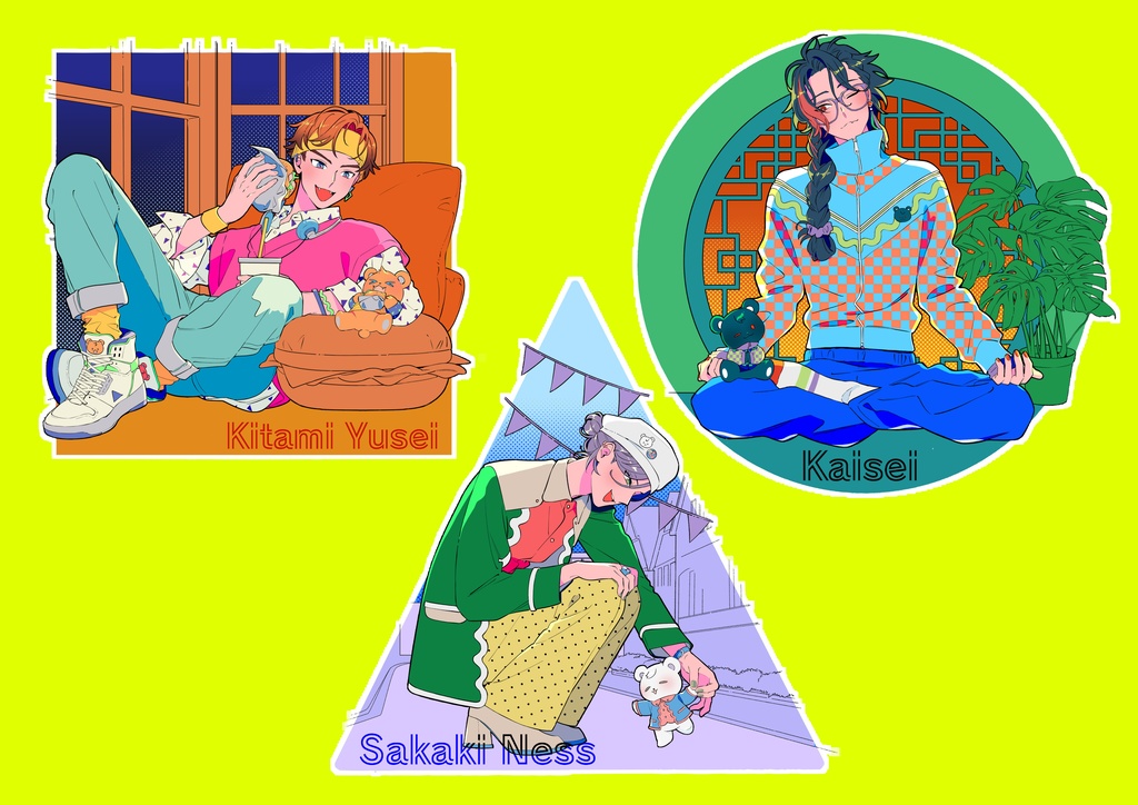 3SKMレトロファッションアクスタ【非公式】