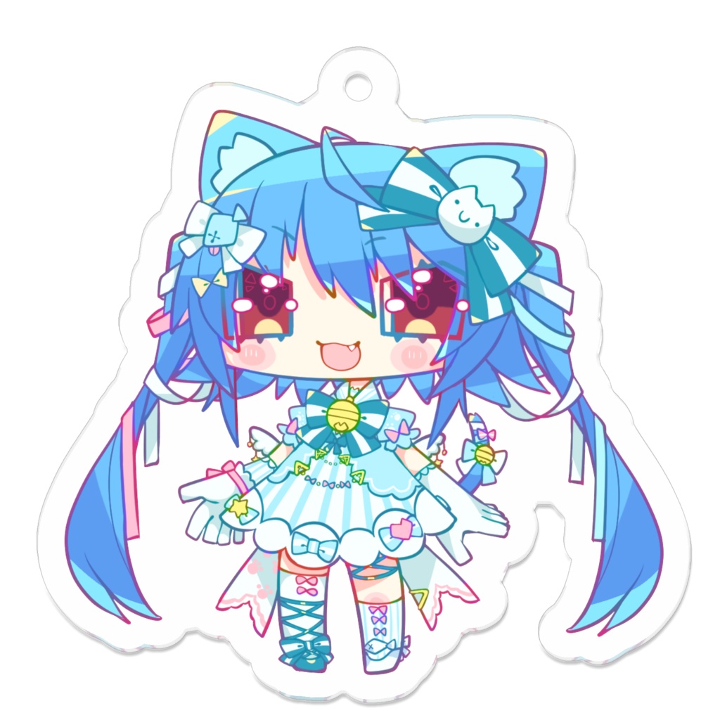 【各務原れいか】ミニキャラアクリルキーホルダー