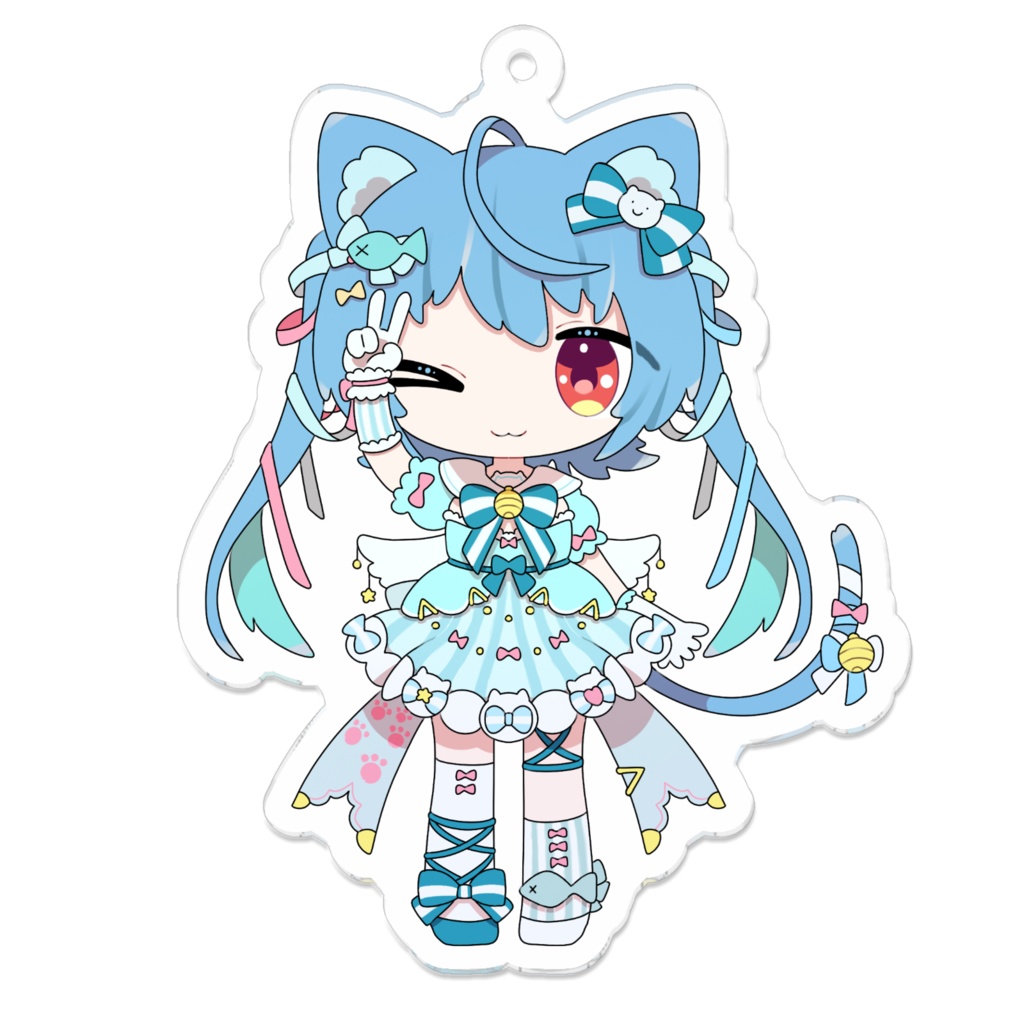 【各務原れいか】デフォルメアクリルキーホルダー