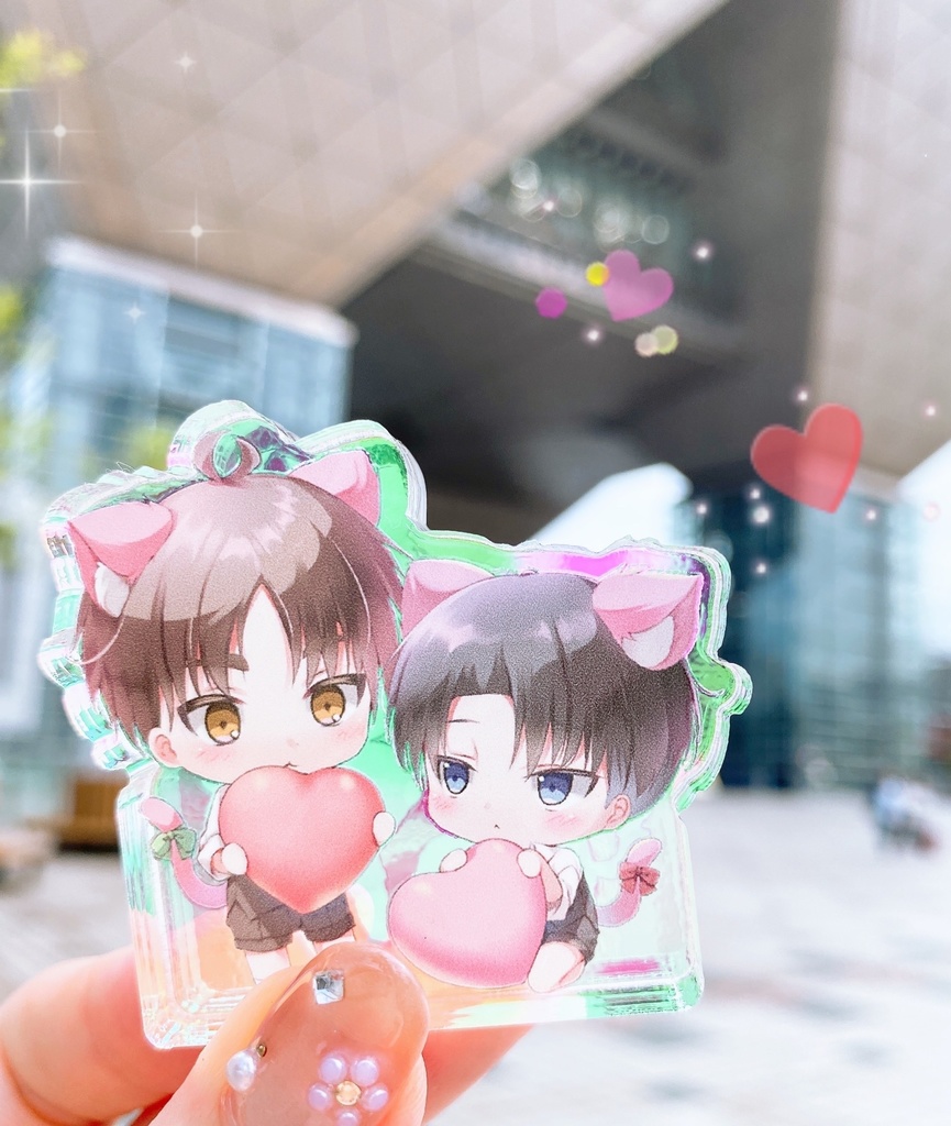 〖 受注生産 〗エレリねこアクブロ・和メイドりばいちゃんアクスタ