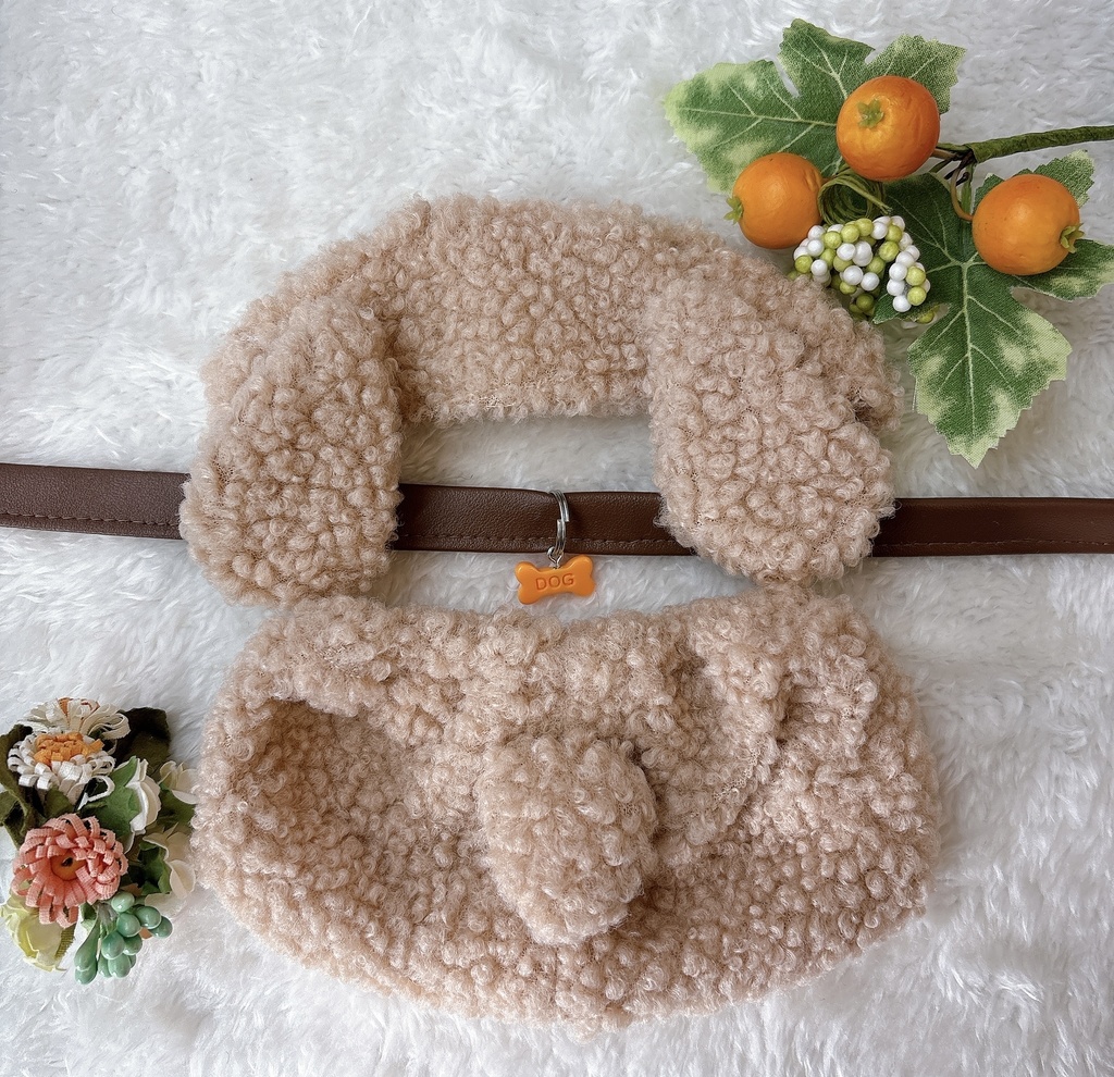 もこもこセットアップ ワンちゃんコスチューム