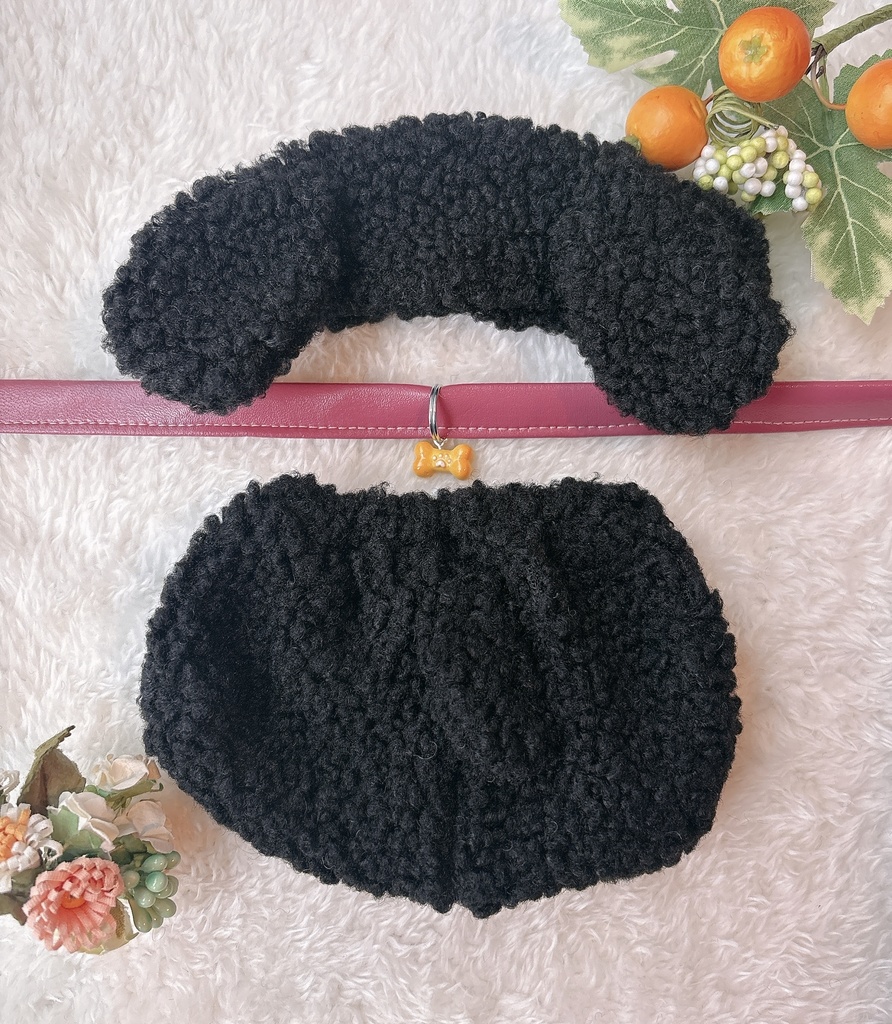 もこもこセットアップ ワンちゃんコスチューム