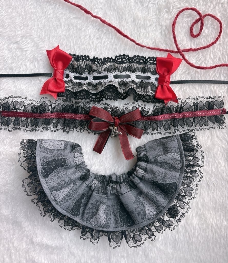 【ご予約】黒猫×ゴスロリコーデ🐈‍⬛🎀③