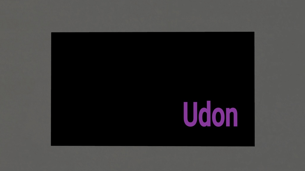 VRChat Udonギミック スクリーンセーバー