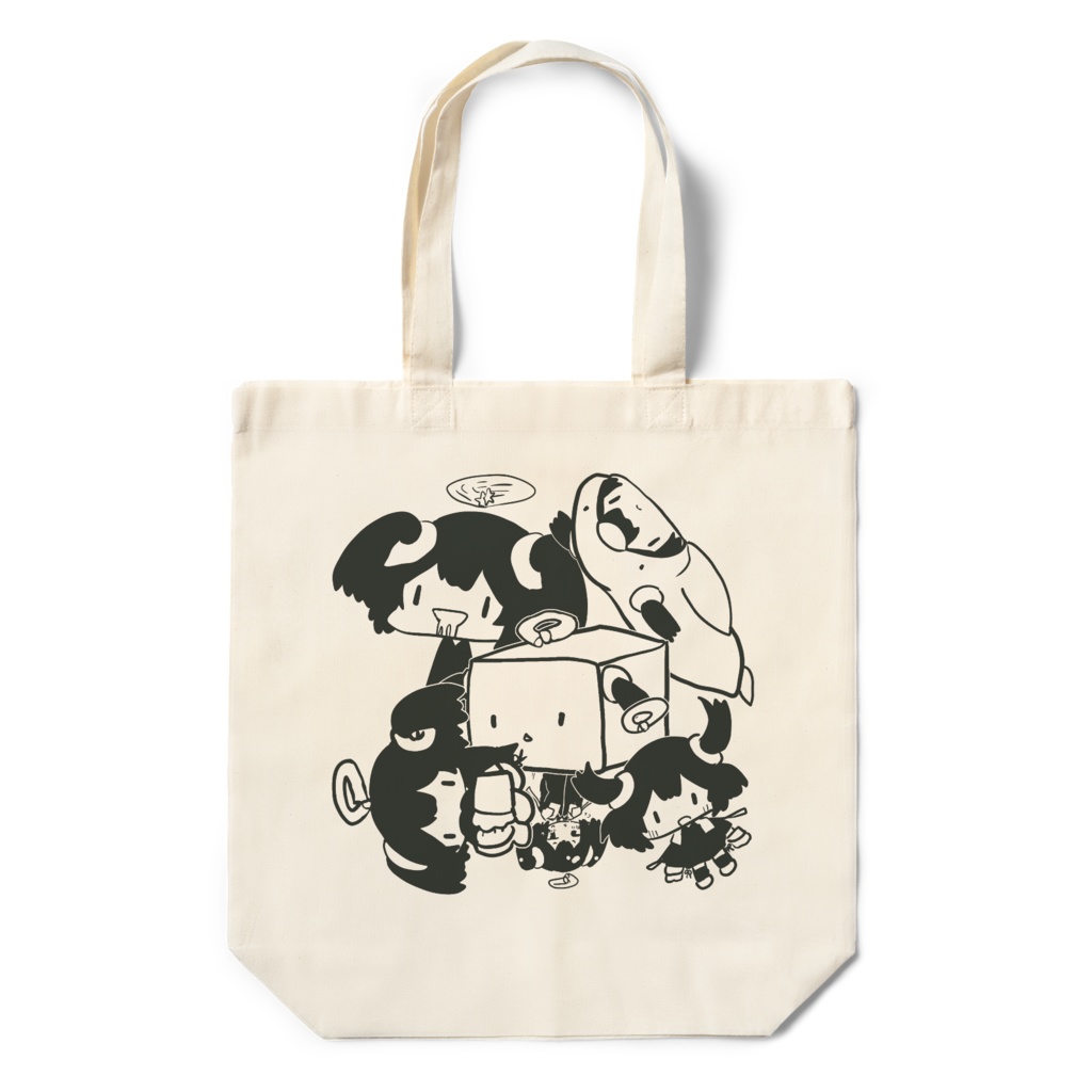 【みにむじょりんシリーズ】集合エコバッグ