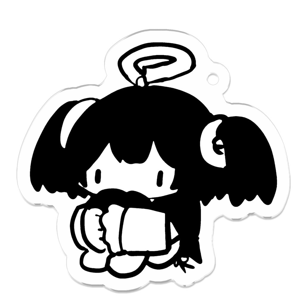 【みにむじょりんシリーズ】すみりんりキーホルダー