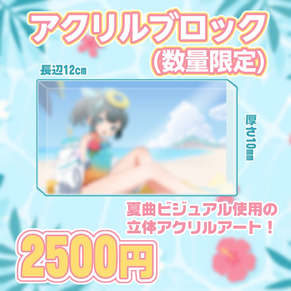 夏すぎ水着すぎ!!アクリルブロック(数量限定)