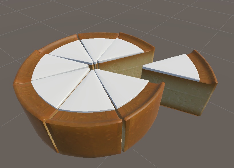 [3Dモデル]ケーキセット3