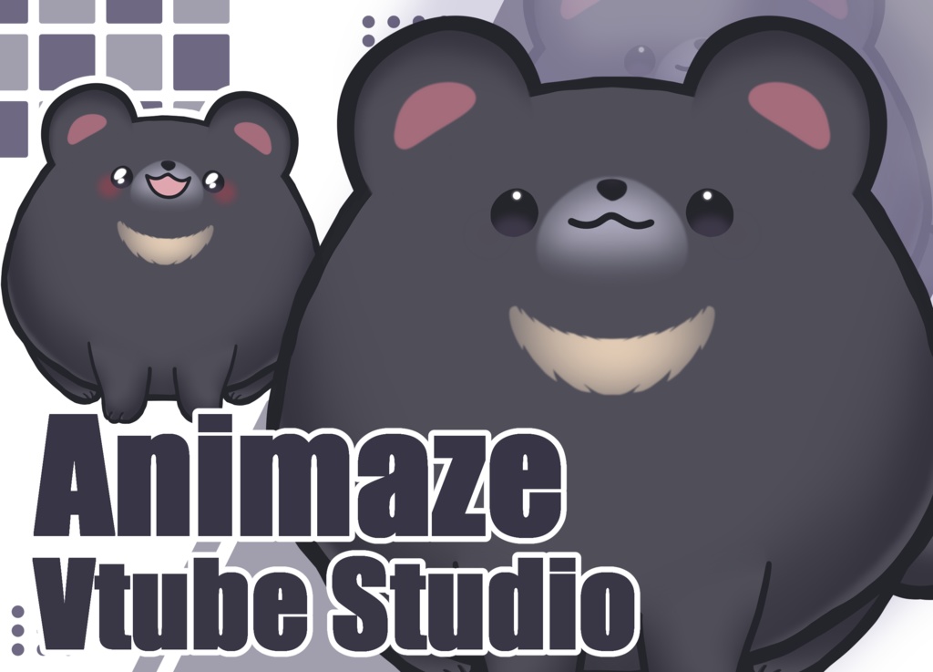 まあるいくま【Animaze/VTS対応】