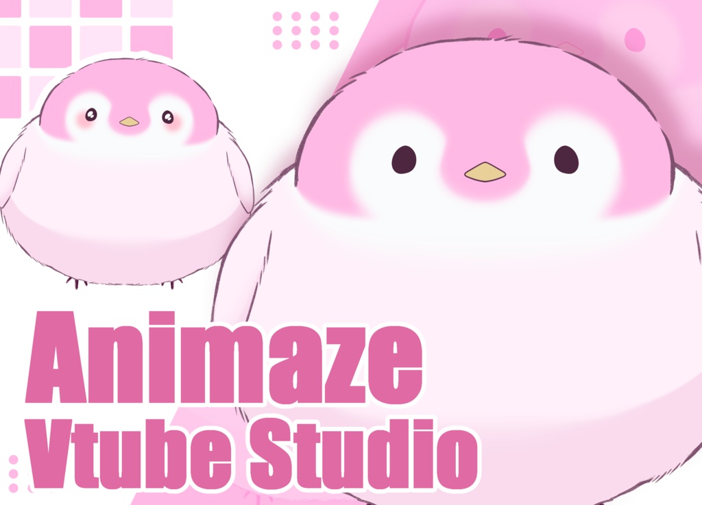 まあるいぺんぎん【Animaze/VTS対応】