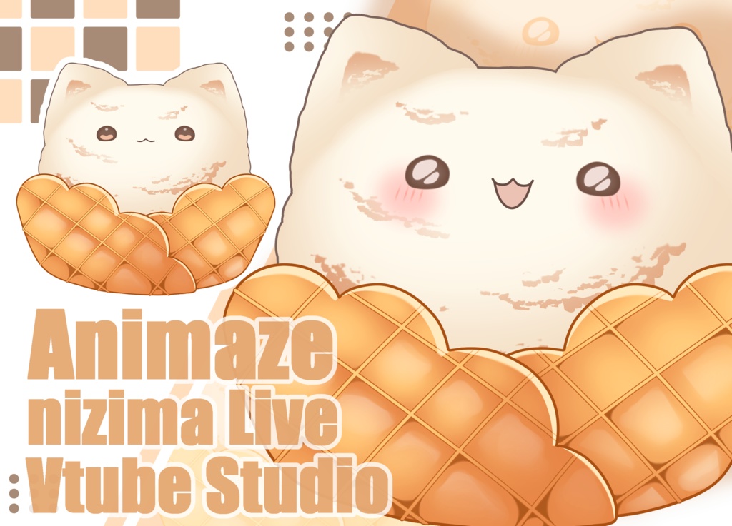 ねこアイス【Animaze/VTS/nizimaLIVE対応】