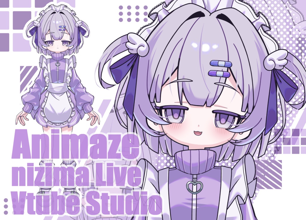 ジャージメイド【Animaze/VTS/nizimaLIVE対応】