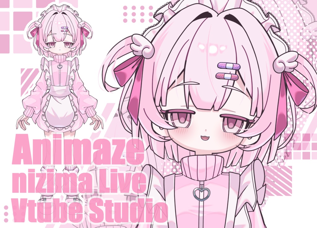 ジャージメイド【Animaze/VTS/nizimaLIVE対応】