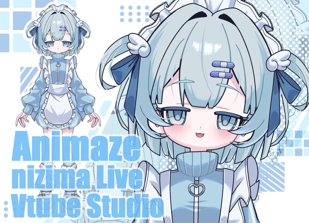 ジャージメイド【Animaze/VTS/nizimaLIVE対応】