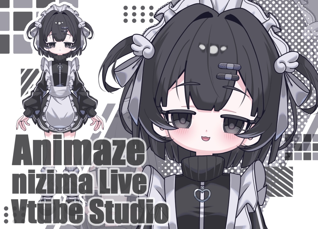 ジャージメイド【Animaze/VTS/nizimaLIVE対応】