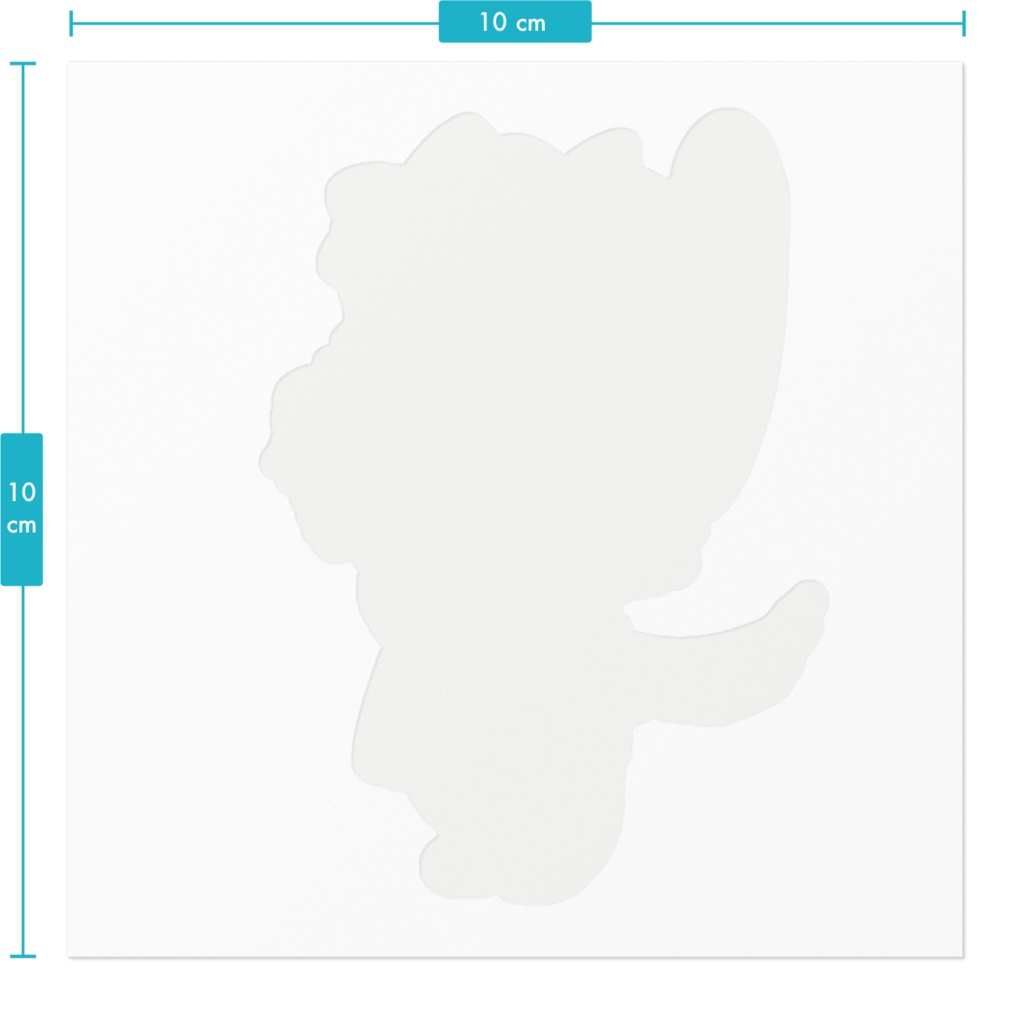 キャバリア飴ステッカー