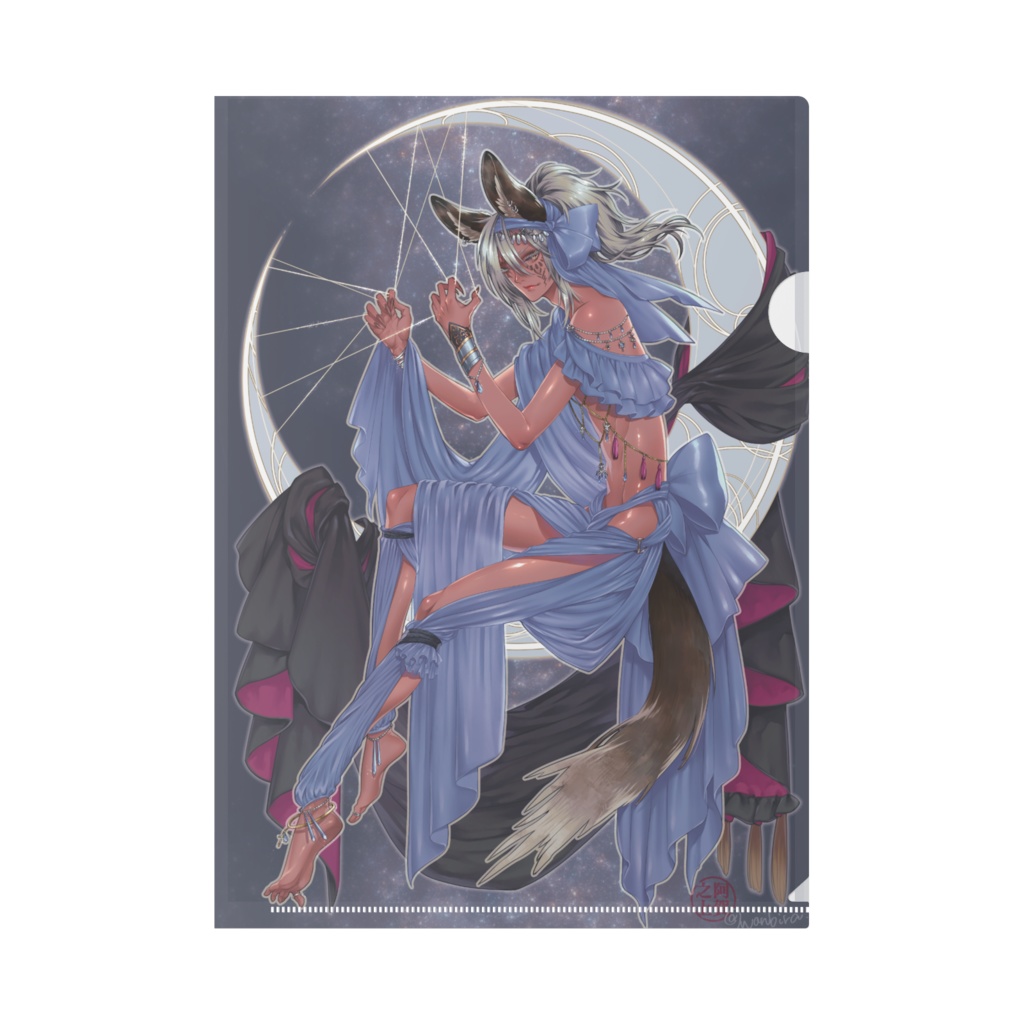 リカオンクリアファイルA4