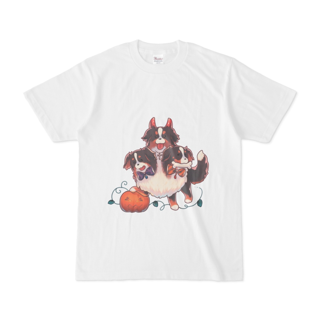 バーニーズケルべロス白T