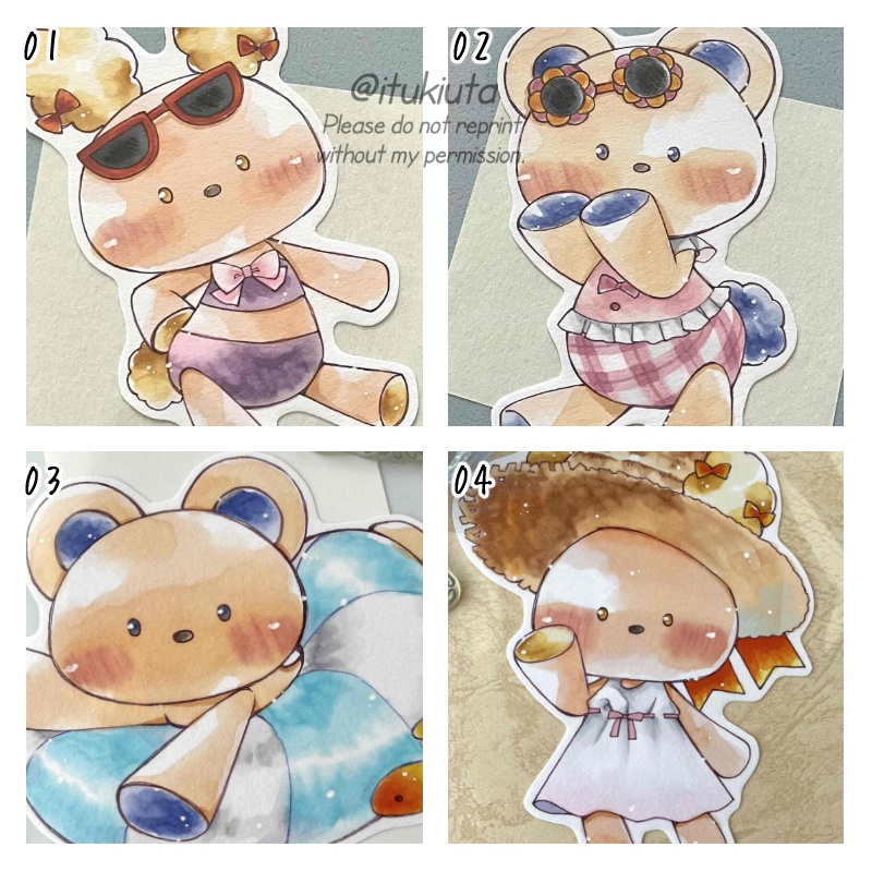 【けもなつ展】くまうさサマー！