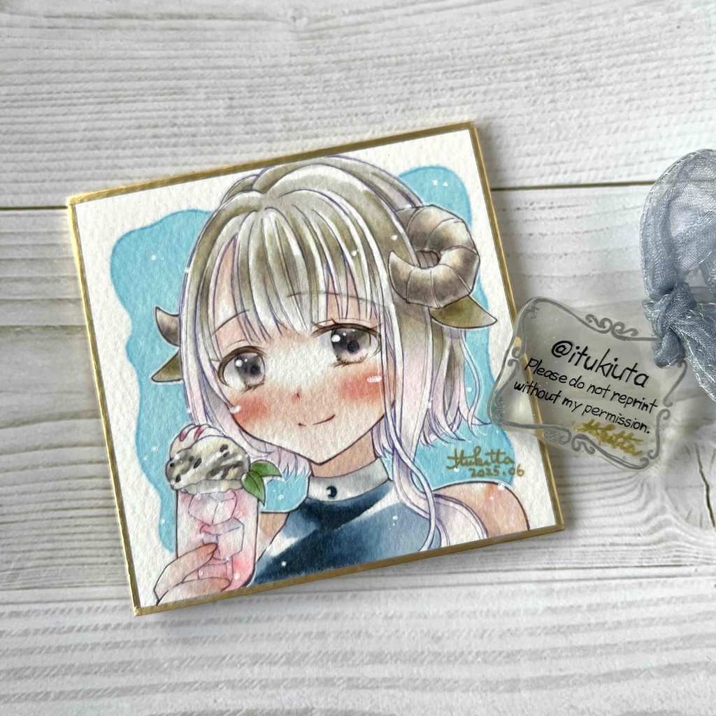 【豆式紙】夏のドリンク