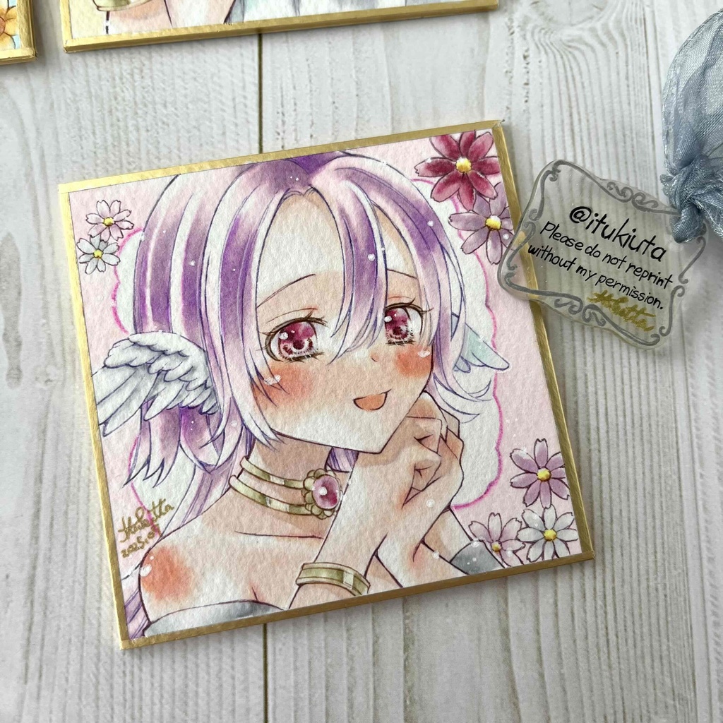 【豆式紙】羽根と星と夜